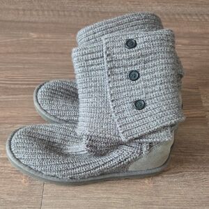 Cable Knit Grey UGG boots
